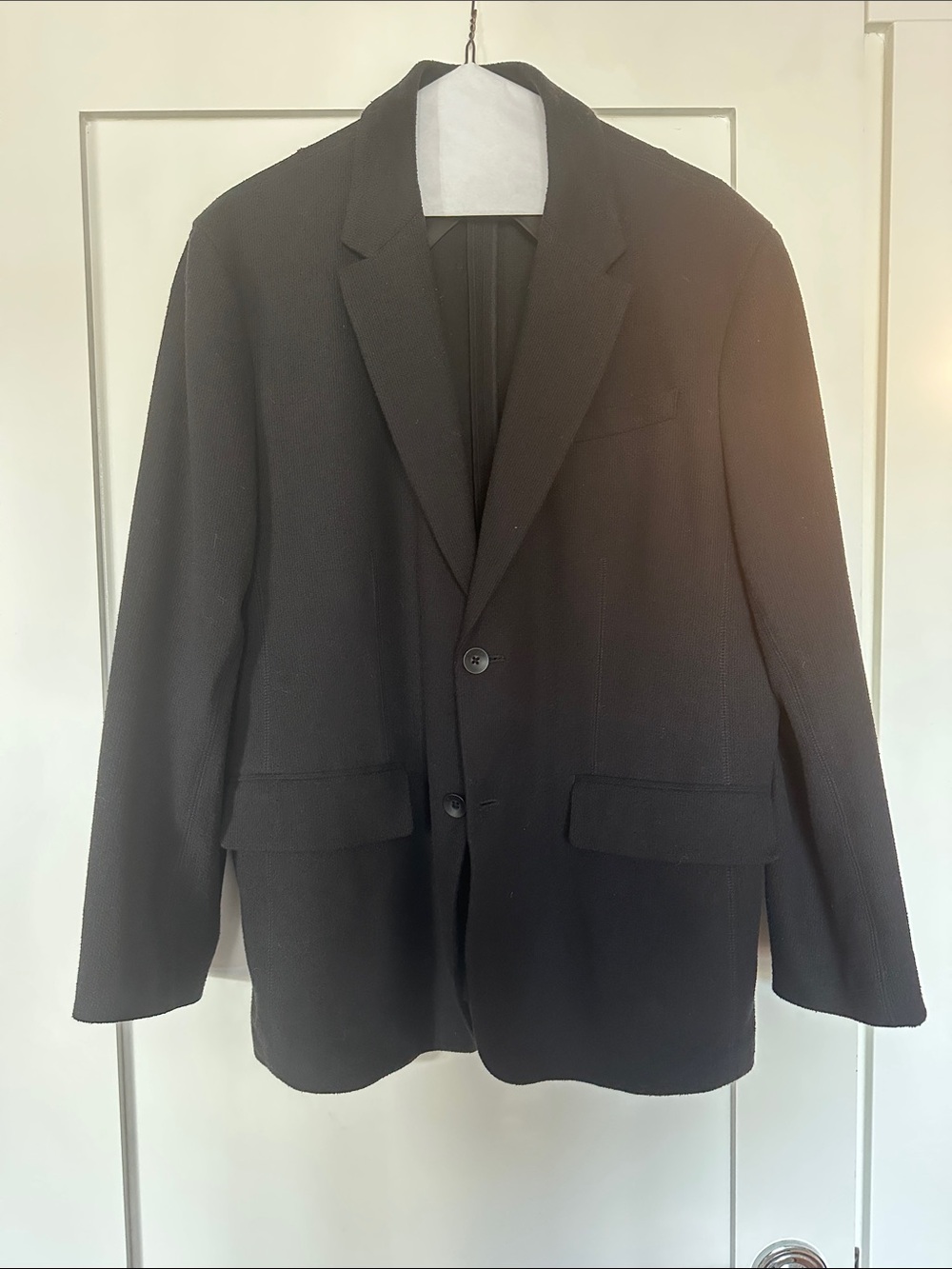 rag & bone Men's Black Two-Button Sport Coat
